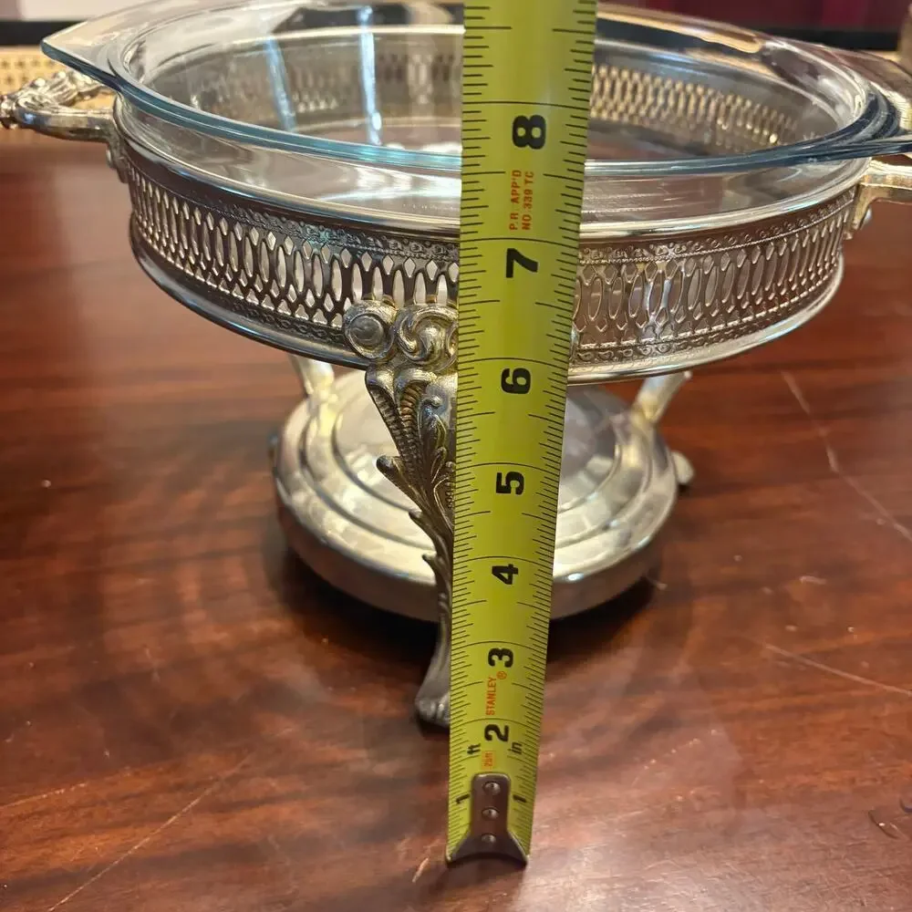 Vintage International Silver Co. 2-Quart Chafing Dish Food Warmer 7088DVC NIB